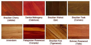 Brazilian Walnut Prefinished Solid Premium/A Grade 3/4" x 3 1/4" x Random Length 1' - 7' - Hardwood Prefinished - BWPFCL - 34x314 - Brazilian Direct LTD