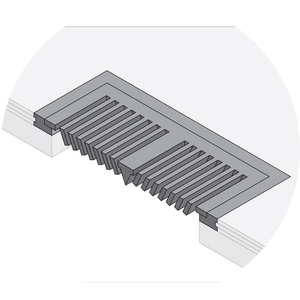 Flush Mount Vent (4" wide) - Accessory - 2585710554 - Brazilian Direct LTD