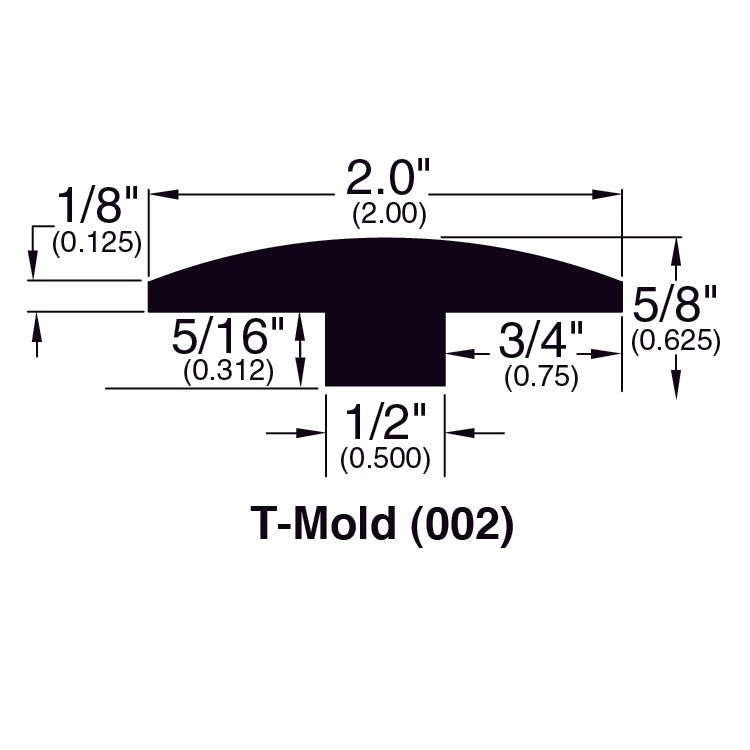 T - Mold/T - Molding - Accessory - 2585778002 - Brazilian Direct LTD