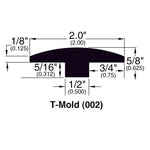 T - Mold/T - Molding - Accessory - 2585778002 - Brazilian Direct LTD